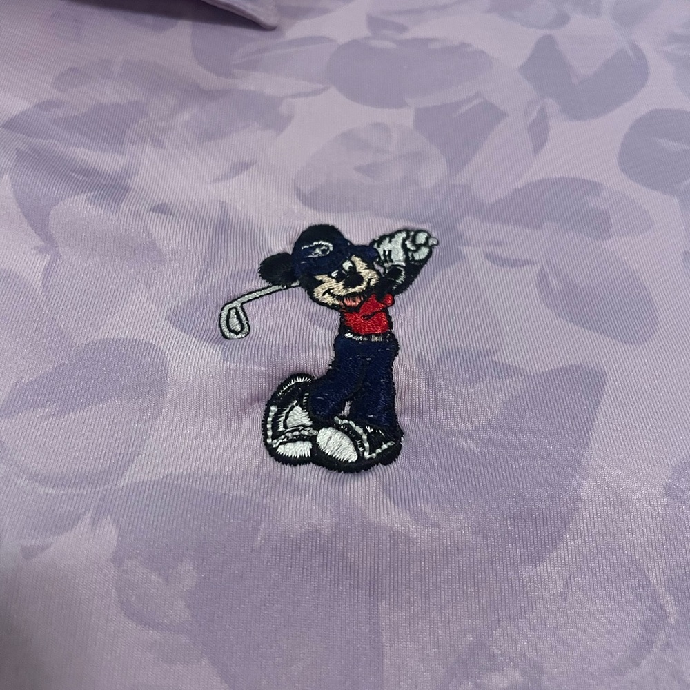 Adidas Disney Golf Mickey Mouse Prisma Print Polo - Picture 4 of 9